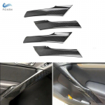 VW Tiguan 2008 2009 2010 2011 2012 2013 2014 2015 2016 Automobilio vidinės durų rankenos traukimo dangtelis Anglies pluo&scaron;to ra&scaron;to apdaila Priedai