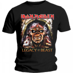 Iron Maiden T Legacy Aces juodi unisex mar&scaron;kinėliai S