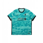 Nike Liverpool FC 2020/21 Sezono I&scaron;vykos Komandos Palaikymo Versijos Futbolo Mar&scaron;kinėliai Vyrams Vir&scaron;utiniai Drabužiai Smaragdo CZ2635-354 S