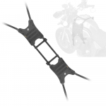 Motociklo kuro bako &scaron;oninė pakabinimo sistema variklis kuro bako &scaron;oninio mai&scaron;elio pagrindo variklio kuro bako &scaron;oninė liemenė juoda