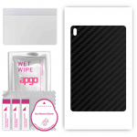 Apgo apsauginis odos lipdukas nugarai, suderinamas su Samsung Galaxy Tab S7 FE 5G, įvyniojama plėvelė, folija, vinilas &ndash; anglies juodos spalvos ra&scaron;tas