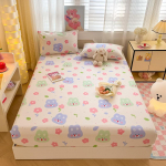 Grynos medvilnės patalynė, viengulė / didelės lovos užvalkalas, nekenksmingas odai patalynė namuose Patalynė ap&scaron;viesta (Nėra pagalvės užvalkalo)