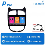 2 Din Android automobilio radijas, skirtas Peugeot 206 2001-2016 Automobilio stereofoninis ekranas Multimedijos garso grotuvas GPS navigacijos galvos blokas Autoradio 2+32+MIC