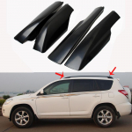 4 vnt. automobilio stogo bagažinės dangtis, skirtas Toyota RAV4 2006 2007 2008 2009 2010 2012 ABS stogo bagažinės bėgelio galinis dangtelis Pakeiskite apsauginį dangtelį