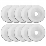 10 vnt 28/45 mm sukamieji pjovimo peiliai Apvalūs pjovimo kratiniai audiniai, oda, papildymas, pakaitinis siuvimo dygsniavimo įrankis 28mm 10PCS