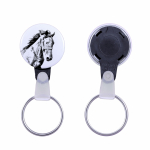Mustang - unique keychain with a horse picture, handmade product, light and handy pendant from Art-Dog brand