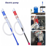 1 vnt. skystos alyvos perpumpavimo siurblio vandens siurblio varomas elektrinis lauko automobilio degalų dujų perpumpavimo siurbimo siurbliai skystos alyvos perpumpavimui mėlyna