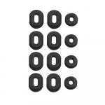 Motociklo kairysis ir de&scaron;inysis dangčiai Guminiai kuro bako kra&scaron;tų dangteliai Motociklo i&scaron;orės priedai Yamaha Suzuki Honda Kawasaki juoda