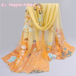 Mados Moteri&scaron;kos Scarf Print Rudens vasaros modelio &Scaron;alikai &Scaron;alikas