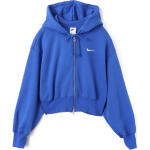 Nike Swoosh NSW PHNX serijos FLC LSE trumpas su užtrauktuku žaidimų gobtuvas Patogus Madingas Universalus striukė Moteri&scaron;kos striukės Mėlyna HJ0941-480 S