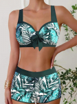 Vasaros spalvingai marginti seksualūs maudymosi kostiumėliai Bikini maudymosi kostiumėliai Paplūdimio drabužiai Moteri&scaron;ki maudymosi kostiumėliai žemu liemeniu Moteri&scaron;ki maudymosi kostiumėliai maudymosi lagaminai S-5XL S