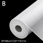 Daugkartinio naudojimo virtuvės spintelių kilimėliai stalčių kilimėliai plaunami atsparūs dulkėms vandeniui padėkliukai &scaron;aldytuvo neslystantys kilimėliai aliejui atsparūs įdėklai 30x300cm