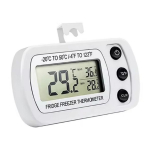 &Scaron;aldytuvo termometras su kabliu, apsaugančiu nuo drėgmės &scaron;aldytuvo &scaron;aldiklio elektrinis LCD ekranas Skaitmeninis termometro temperatūros monitorius balta