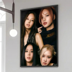 Merginų grupė Kpop B-Blackpink Drobės tapyba Plakatai ir atspaudai Sienų meno paveikslai svetainės dekoravimui 70cm&times;120cm NoFrame