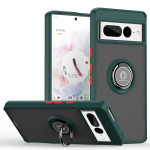 &Scaron;arvuotas matinis dėklas Google Pixel 9 Pro XL dangtelis Pixel 8 8A žiedas magnetinis laikiklis stovas smūgiams atsparus Coque Fundas Google Pixel 8 juoda