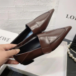 Smailianosiai balerinos moterims, loaferiai, vasariniai kasdieniai bateliai, dizainerio, nauji, seksualių sandalų prekės ženklas, suknelė, retro, moteri&scaron;ki, zapatillas 35 bordinė