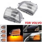 2 vnt. LED dinami&scaron;ki &scaron;oninio veidrodėlio posūkio signalo mirksėjimo žibintai, sekvencinis indikatorius, skirtas Volvo XC70 III 2008-2016 XC90 2007-2014