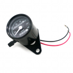 Saki&Masa Universalus Motociklo Spidometras 140km Ap&scaron;vietimas Kelionės Skaitiklis Odometras (Juoda) juoda