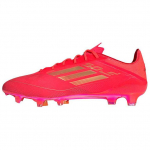 Mo Salah x adidas Adizero F50 Elite FG Two Horizons Vyri&scaron;ki sportbačiai Raudoni Solar-Red Auksiniai-Metaliniai IG9114 40⅔