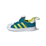 Adidas Originals 360 I Kvėpuojantys tinkliniai žemi vaik&scaron;čiojimo batukai Kūdikių batukai Mėlyni Balti Žali FX4914 22