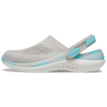 Crocs Literide Lightning Batai Marmuro Ra&scaron;to Paplūdimio &Scaron;lepetės Medinės Klumpės Unisex &Scaron;lepetės Perlo Baltumo 207634-1DU 37-38