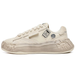 Mihara Yasuhiro X Fila FM-20 Odiniai Madingi Storu Padu Laisvalaikio Žemi Sportbačiai Moteri&scaron;ki Sportbačiai Smėlio spalvos F12W234207FAG 35.5