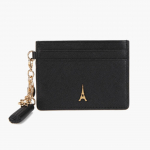 [ELEGANCIJA][Unisex] Įbrėžimams atspari safyro odos paprasta kortelių piniginė