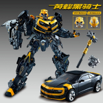 31CM Transformuojamas Optimus Prime Robotas Automobilis Žaislai Sunkvežimio Galva Metaliniai Ginklai Kostiumas Auksinis Juodas Autobotų Veiksmo Figūrėlė Modelis Žaislai Dovana black