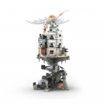 Harry Potter Gringotts banko konstravimo kaladėlės MOC JD026 Drakonų magijos pasaulis Modulinis modelis Architektūros kaladėlės Žaislas Vaikui Dovana No Box