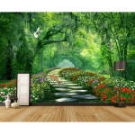 Mi&scaron;ko parko 3D tapetai Kra&scaron;tovaizdžio sieninė tapyba Svetainė Miegamasis TV fonas Sieninė tapyba 200 cm(W) x 140 cm(H)