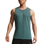 Nike Dri Fit vyri&scaron;ki mar&scaron;kinėliai be rankovių Mineralinė skalūno/žalia pagrindinė spalva Apvali apykaklė Vidutinis IF2806-382 M beige