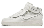 Nike X Comme Des Garcons Air Force 1 Mid Triple White DC3601-100 38.5