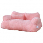 1 komplektas naminių gyvūnėlių sofa Mink&scaron;ta patogi lova naminiams gyvūnėliams Nuimamas plaunamas &scaron;unų lizdas Neslystantis kačių miegojimo pagalvėlės naminių gyvūnėlių reikmenys rožinė