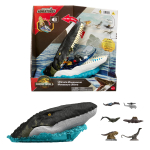 Mattel Jurassic World Deluxe Galvos žaidimų rinkinys Mosasaurus Vaikams Figūrėlė Dinzauras Žaislas Amžius Multi JGB60 4+ gray