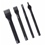 &bdquo;Pasidaryk pats&ldquo; odiniai įrankiai 3/4/5/6 mm skylių perforavimo įrankio smeigimo geležies skylių perforatoriaus deimantinio susiuvimo kaltų rinkinys