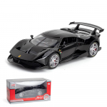 1:32 skalės P80-C metalinis liejamas automobilis, i&scaron;traukiami lydinio žaislai su garsu ir &scaron;viesa, atvirų durų kolekcija, skirta dovanoms lėlė 1/32-15x7x4cm juoda