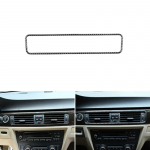 Anglies pluo&scaron;to automobilio interjero centrinio valdymo oro kondicionieriaus ventiliacijos angos dangtelio lipduko apdaila BMW 3 serijai E90 E92 E93 no color white
