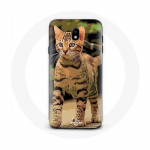 Coque pour Samsung Galaxy J7 2017 Bengal Race de chats dessin Anim&eacute;