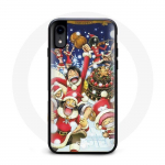 Coque pour Iphone X One Piece Christmas Day Anime Manga