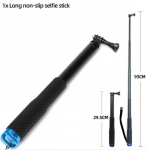 Skirta &bdquo;GoPro 12 Selfie Stick&ldquo; aliuminio lydinio ilgo strypo ilgis iki 93 cm &bdquo;GoPro Hero 12 11 10 9 Insta360 ONE X3 DJI OSMO Action 3&ldquo;