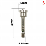 Magnetinės padėties atsuktuvo antgaliai Medienos apdirbimo varžtų &scaron;e&scaron;iabriauniai antgaliai 25*15mm