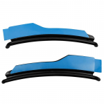 Skirta Mercedes Benz C238 E200 E220 E300 E350 E400 E53 AMG Coupe 2017-2022 automobilio galinio buferio sparno pailgėjimo prailginimo rato antakių lūpa For Coupe juoda