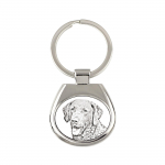 Chesapeake Bay Retriever, Chessie - keychain with a dog, keychain with a print, personalized pendant from the Art-Dog brand sidabras