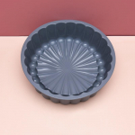 Apvali silikoninė Charlotte pyrago skardinė Silikoninė pyrago formelė Duonos skrebučiai Bra&scaron;kių pyrago pyrago biskvito formos kepimo įrankiai rožinė
