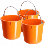 KADAX Wiadro Wiaderko Budowlane 12L 25kg mocne 3szt.