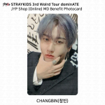 Stray Kids 3-iajame Pasauliniame ture dominuoja JYP Shop Online MD Benefit Photocard KPOP Changbin
