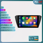 Hizpo &bdquo;Carplay 4G 9&ldquo; automobilio radijas su &bdquo;Android&ldquo; ry&scaron;iu, skirtas &bdquo;Skoda Fabia 3 III&ldquo; 2015 2016 2017 2018 2019 m. multimedijos grotuvas su navigacija, GPS, 2 DIN stereofoninis DSP, &bdquo;Bluetooth&ldquo; DVR P2CP 4Core 2G 32G