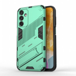 Dėklas Samsung Galaxy M15 5G, galinis dangtelis, smūgiams atsparus &scaron;arvuotas dėklas Samsung SM-M156B, apsauga nuo kritimo, apsauginis atlenkiamas stovas, Coque dėklai For Samsung M15 juoda
