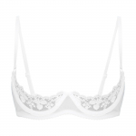 Seksualios moteri&scaron;kos 1/2 puodelio Push Up Underwire nėriniuotos liemenėlės apatinis trikotažas, reguliuojamo audinio liemenėlė apatinis trikotažas 3XL