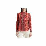 Polo Ralph Lauren SS23 Ra&scaron;tuoti mar&scaron;kiniai ilgomis rankovėmis Moteri&scaron;ki mar&scaron;kiniai Raudoni 200909237-001 S